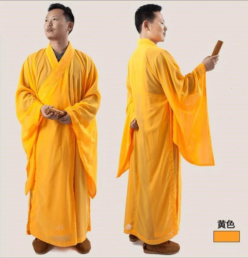 Buddhist Robe Ultra Thin Customized Men Women Frock Buddhism Long Meditation Monk Summer