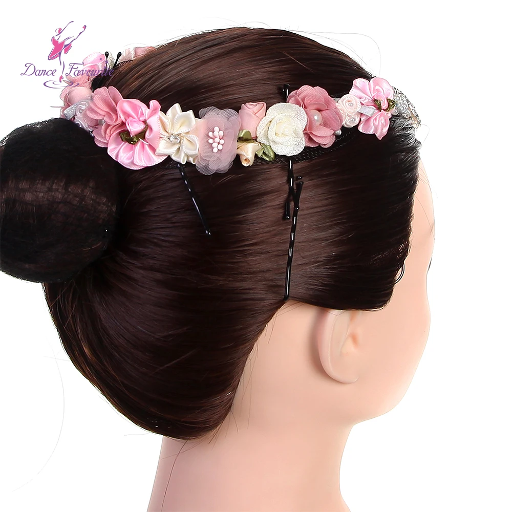 Hb015 Zilver Pailletten Ballet Tiara Haaraccessoires Meisjes Ballerina Hoofdtooi Cupido Viriation Ballet Hoofd Stukken