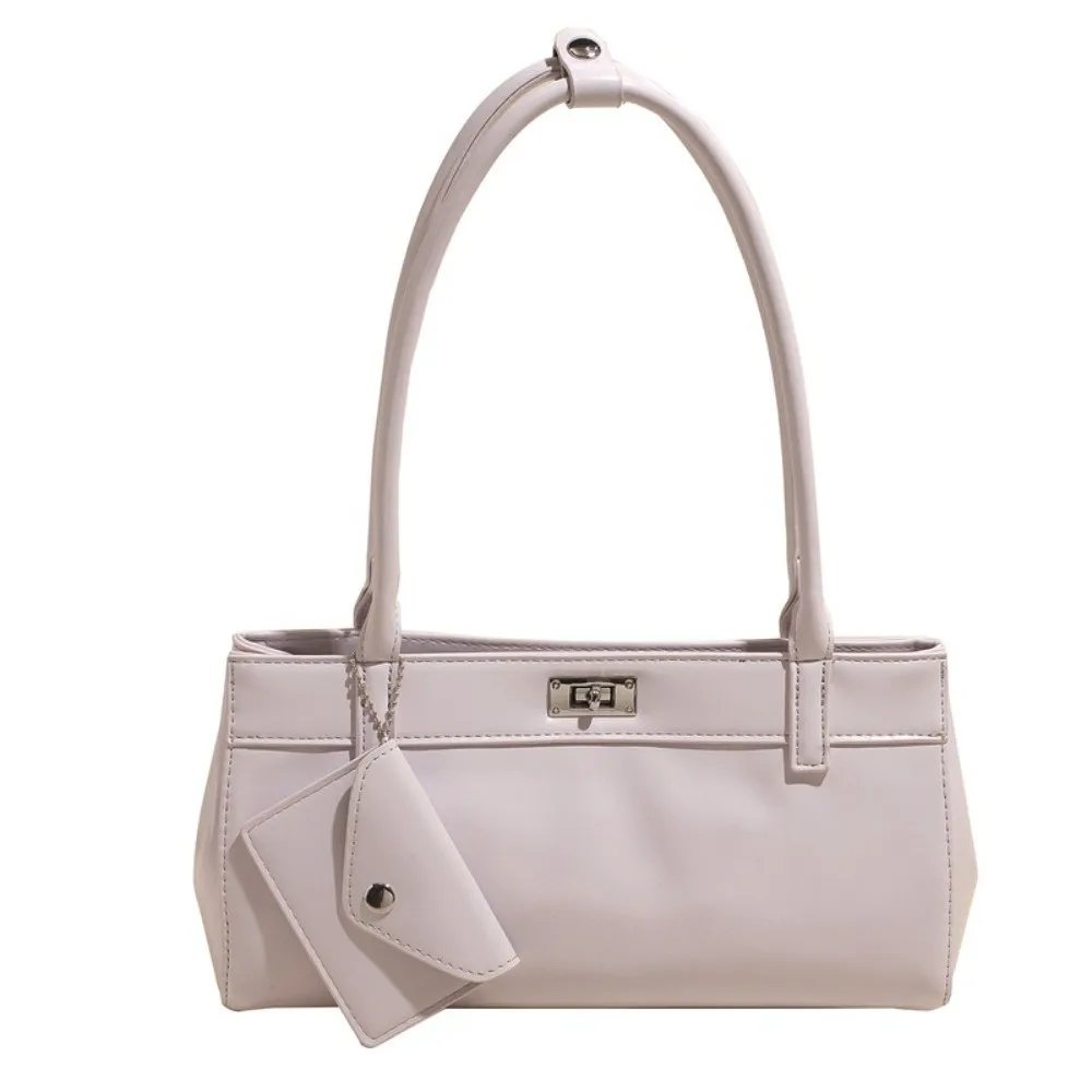 

Портативная милая французская сумка Y2K 2 в 1, сумка на плечо из искусственной кожи, подвесная сумка в стиле ретро, текстурированные сумки для подмышек, женские сумки