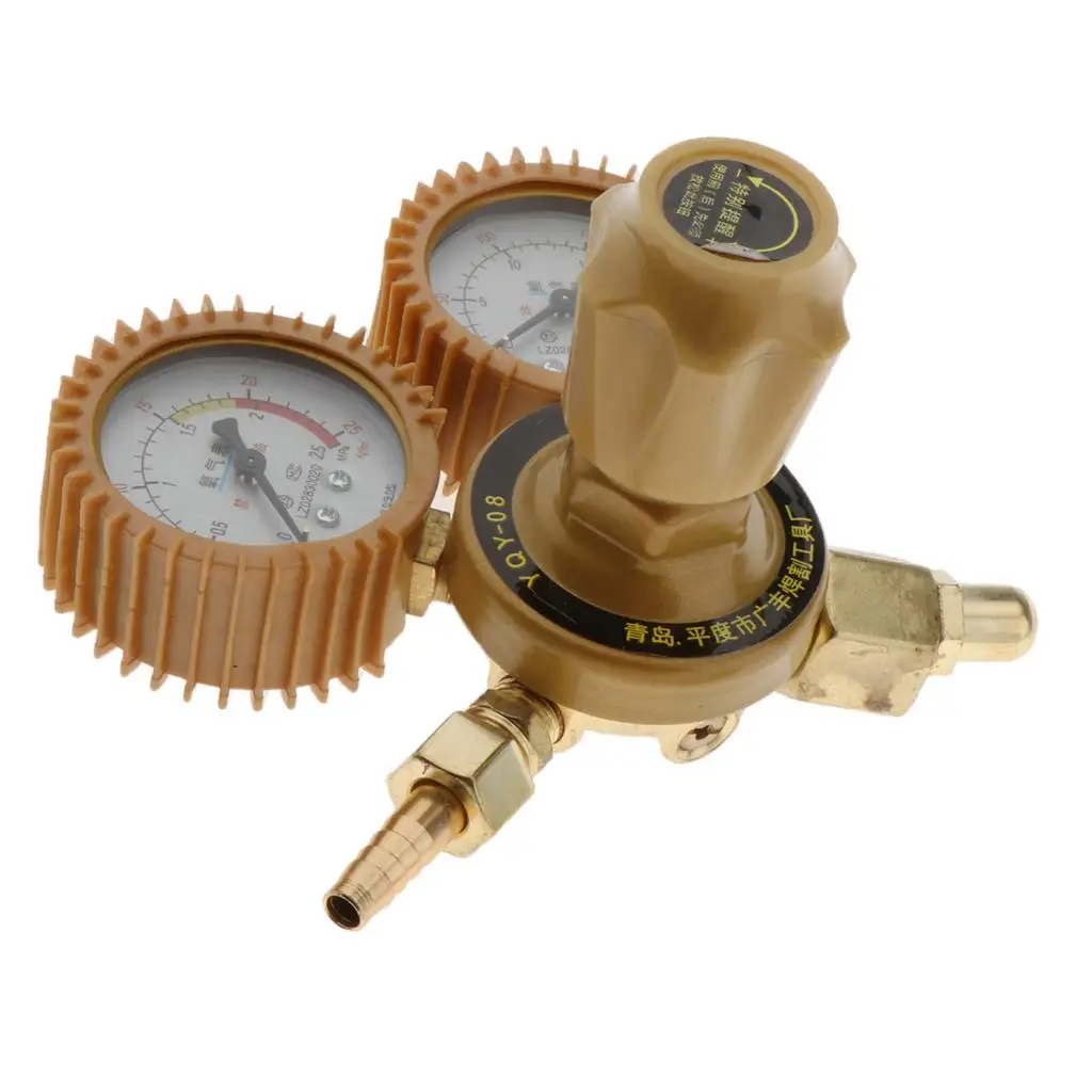 

Quality Practical Oxygen Pressure Regulator Welding Gas Gauge 2 Gauges New