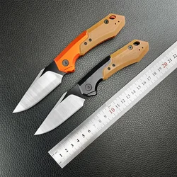 KS 7851 Launch 19 Assisted Pocket Folding Knife D2 Steel Blade Aluminum Alloy +G10 Handles Outdoor Camping Hunting EDC Tool