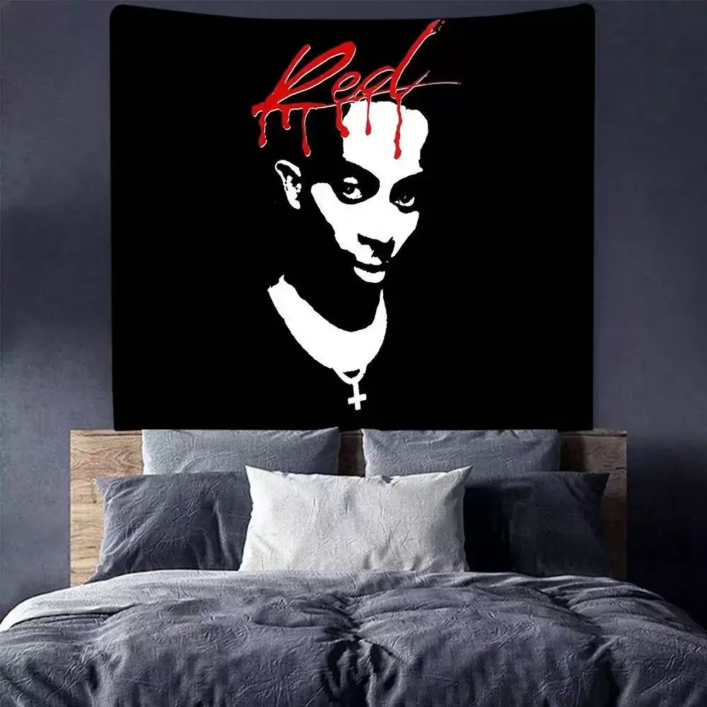 

90x150CM Playboi 'I Am Music' Cartoon Art Flag Tapestry Wall Hanging for Bedroom Bar Modern Aesthetic Room Decor Music Theme