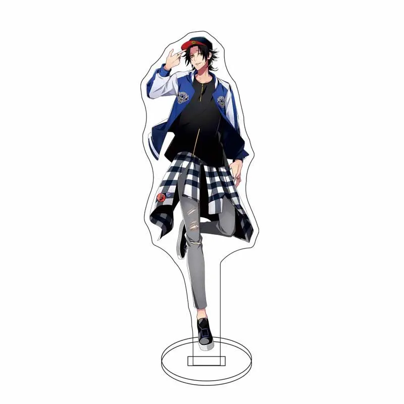 Microphone Rap Battle Anime Figures Kannonzaka Doppo Izanami Hifumi Acrylic Stands Model Busujima Meisonriō Desk Decor Standing