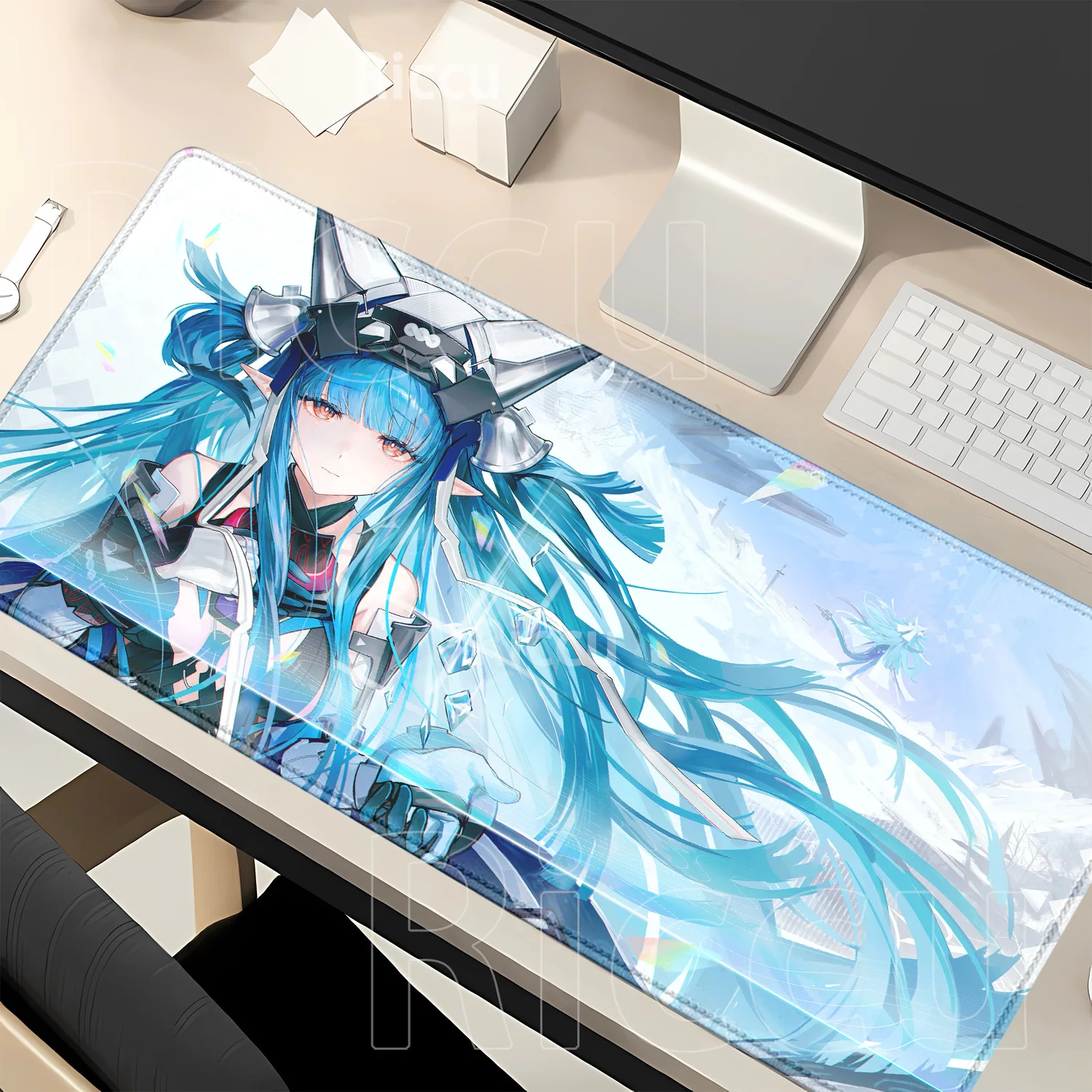 HD Printing Mouse Pad Arknights Endfield Rubber Gaming Large PC Computer Peripherals Mousepad Gaming Desk Mat overlock Mouse Mat