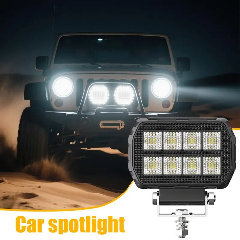 

Led Offroad Lights Bright Driving Fog Boat Lights Waterproof High Amber Multi-Functional Dustproof Lighting For Car Road Atv