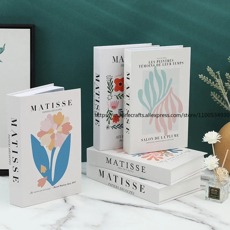 

6 шт./лот, роскошный журнальный столик, набор книг, современные поддельные книги, украшения для домашнего декора, реквизит для гостиной, кабинета, книга