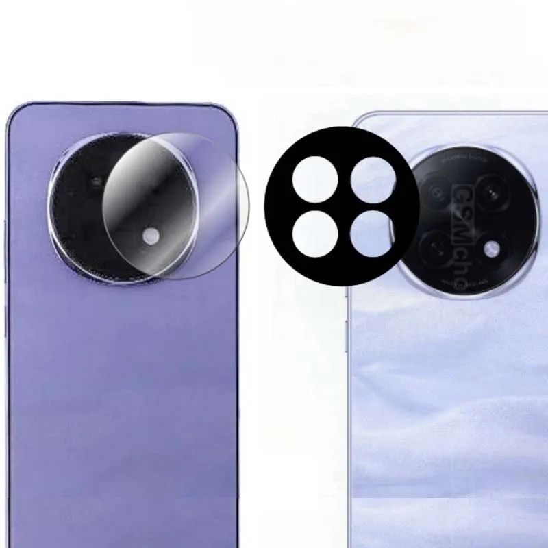 

for Oppo A5 Pro Camera Lens Tempered Glass Lens Film Protector Integrate Glass Cap Black Coverage