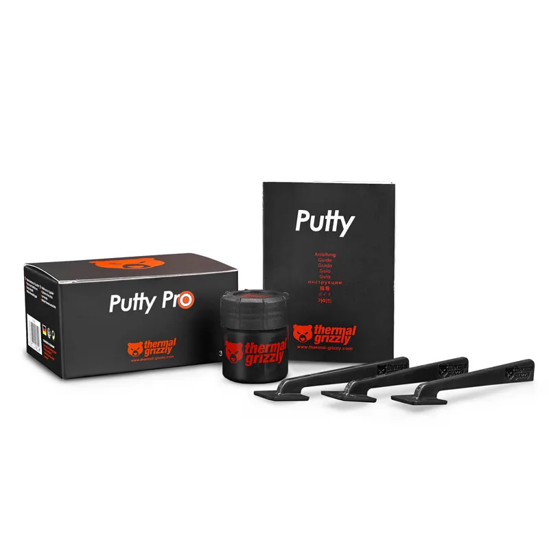 Thermal Grizzly TG Putty Pasta termoprzewodząca do procesorów/GPU, wypełniona żelem termoprzewodzącym, wysokowydajna pasta termoprzewodząca blokująca ciepło. — zdjęcie produktu 7