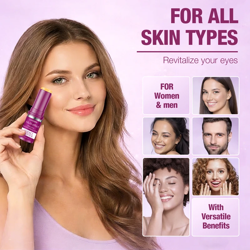 1/2/3/4PCS Eye Cream Stick Collagen Fade Fine Lines Wrinkle Lightening Dark Circles Firming Eye Bags Puffiness Moisturizing Eye