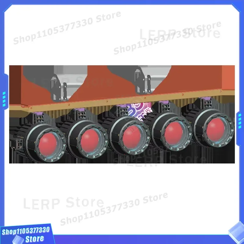 8x60W Zoom LED Par Light IP65 Waterproof Stage Lighting for Concert Performance Professional DJ Disco Party Effect Lamp IP65