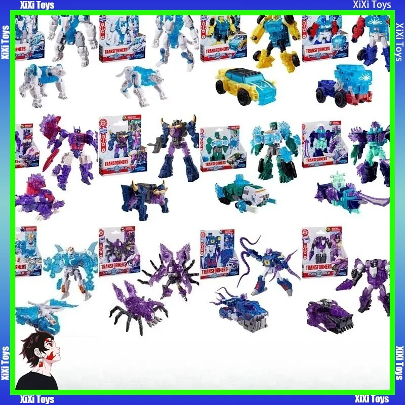 In Stock Hasbro Transformed Toys Cyberworld OP Yellow Man Cybersark Sir Sonic Holiday Collectible Gift