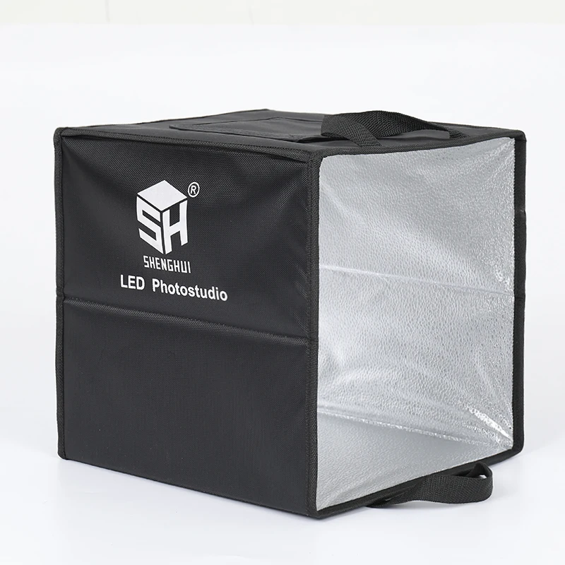 SH 30cm Photography Tabletop Lightbox with 6pc Color Backgrounds Desktop Portable Photo Studio Light Box Soft Shooting Tent Box