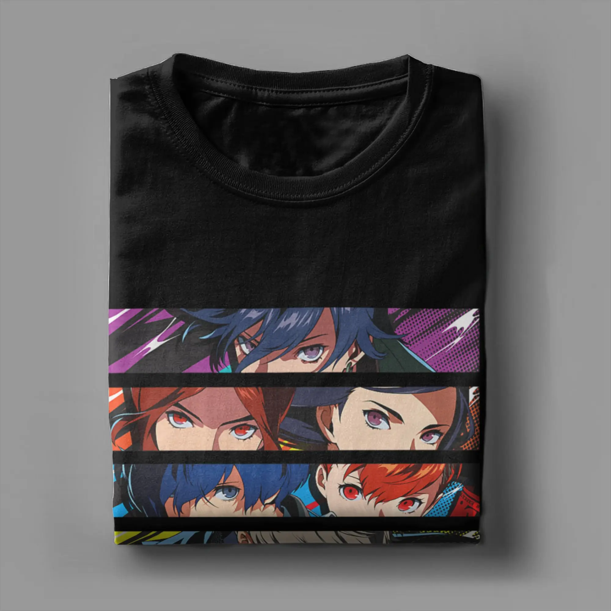 T-Shirt Summer Atlus Persona 30th Protagonist Series Hero Line Up T Shirts  Cotton Tshirt for Men's Short Sleeve Clothing