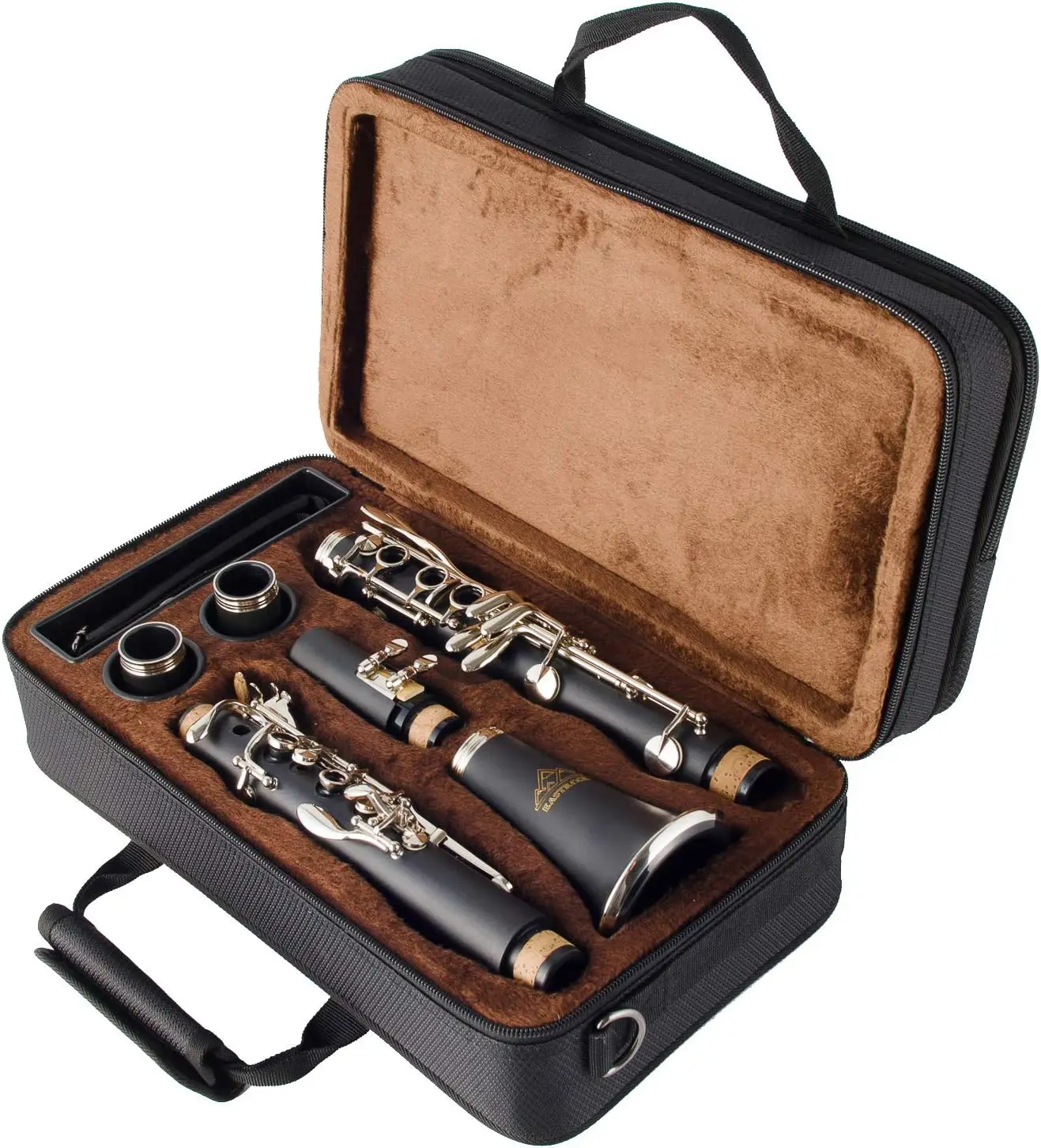 Klarnet Bb 17 klapy ABS dla początkujących z narzędziami i 2 klapkami dla uczniów