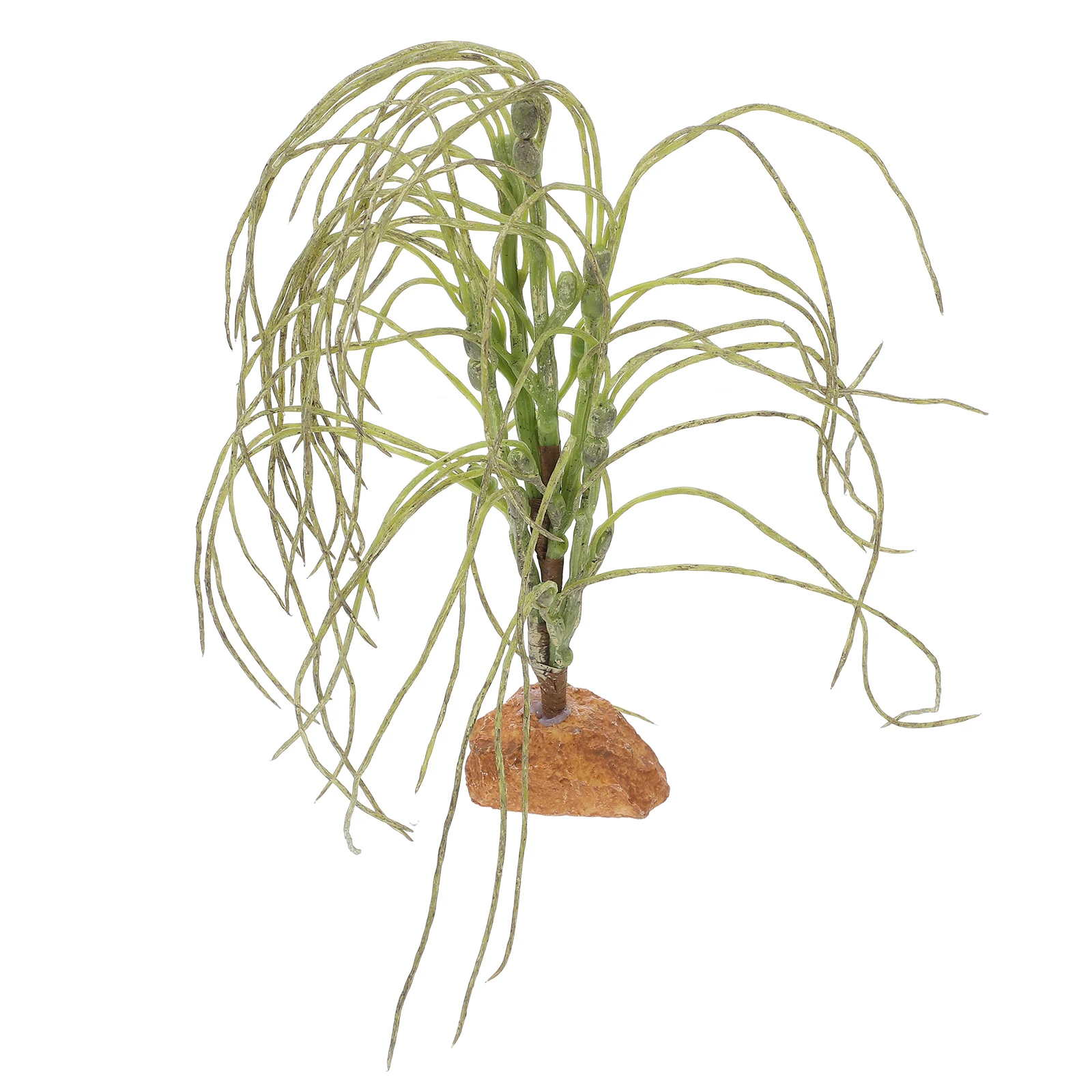 

Climbing Plant Resin Decor for Reptile Terrarium Hideout Fake Aquarium Plants Tank Accessories Durable Lifelike Decor Pet
