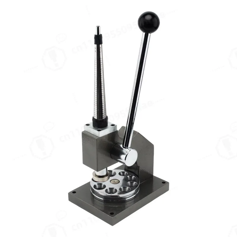 Black Single Rod Manual Ring Stretcher Reducer Ring Size Adjustment Tool with Multi‑Size Molds for Jewelry Repair