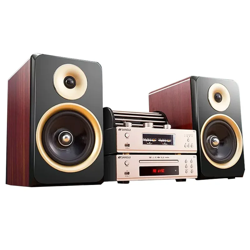 Audiophile speaker DVD combo home desktop speaker, tube amplifier, Bluetooth combo speaker