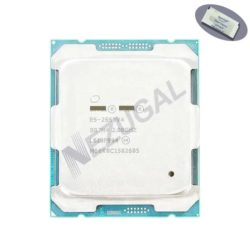 E5-2660V4 E5 2660V4 SR2N4 2.00 up to 3.20 Ghz 1Quad Core 105W Socket 2011-3 CPU processor