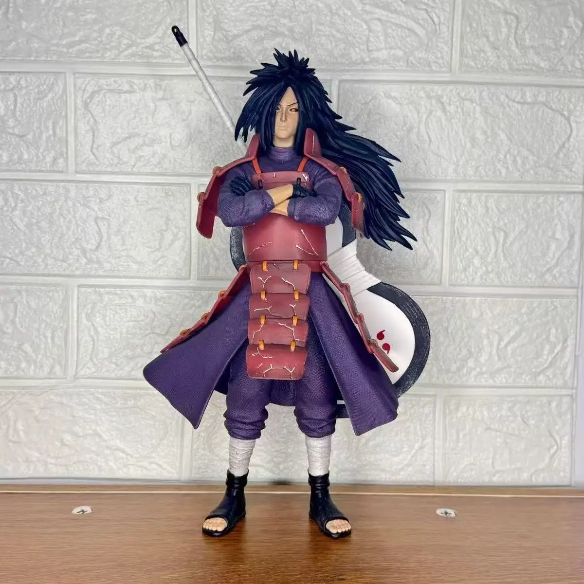Neue Anime Naruto GK Uchiha Madara CW Gatekeeper Ver Leuchtfigur PVC-Statue Sammelmodell Spielzeug Desktop-Ornament Jungen-Geschenk