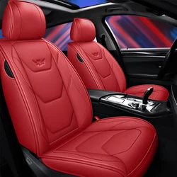 Leather Universal Car Seat Covers for Renault Clio Megane Duster Captur Laguna Kadjar Scenic Koleos Fluence Interior Accessories