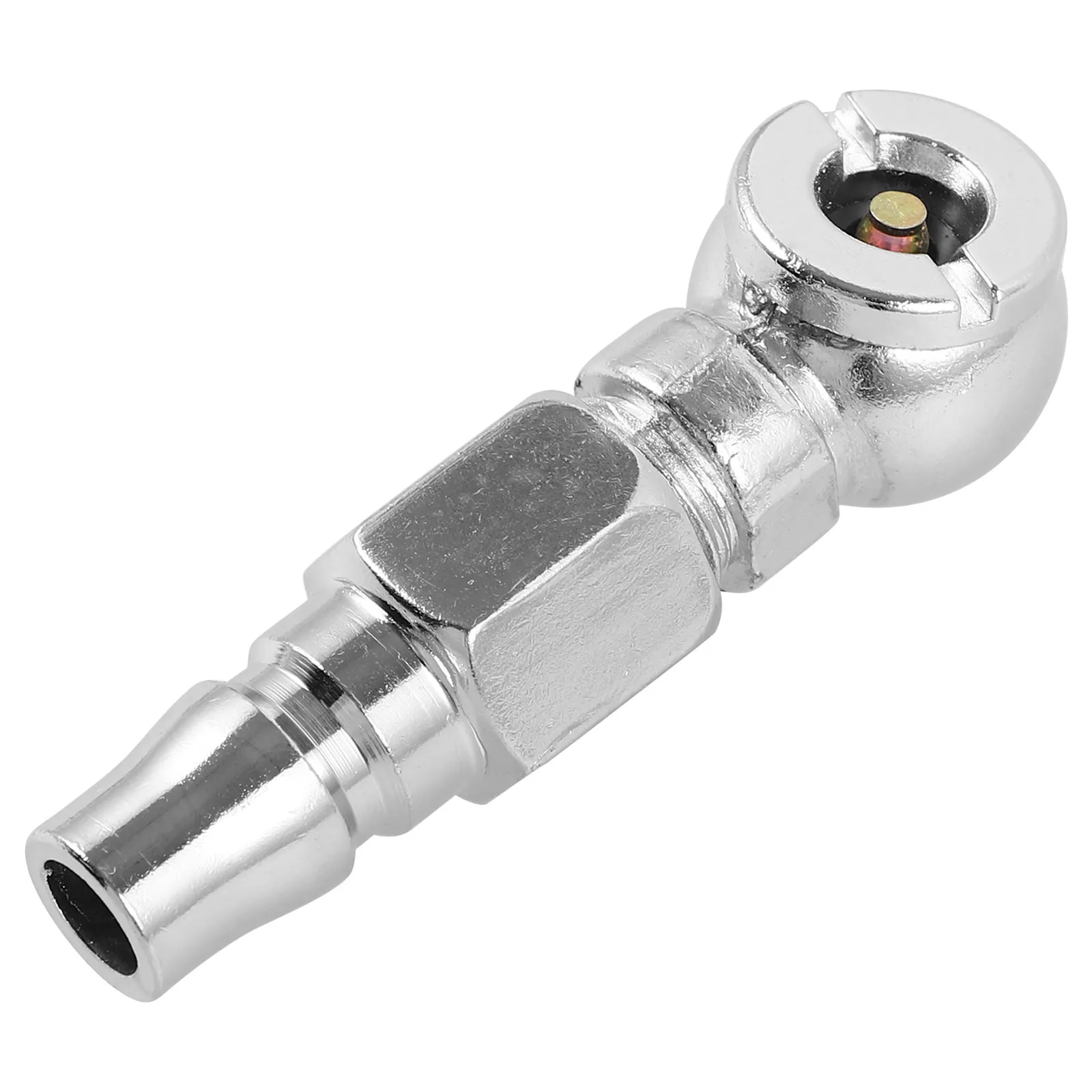 Car Tire Chuck for Tires Air Nozzle Silver Compressor Inflator Attachment Parts