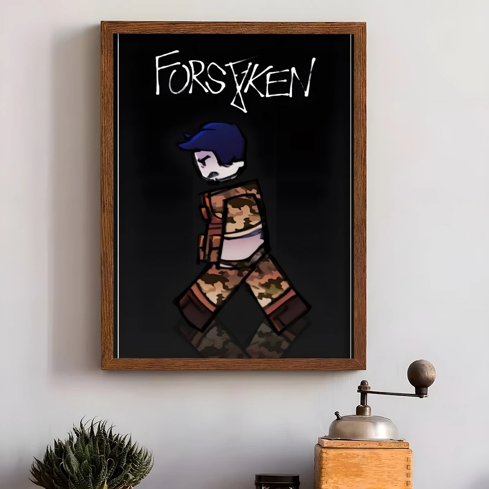 Cool Video Gme F-Forsaken Poster Premium Vouw Waterdichte Esthetische Muurkunst Ontworpen Voor Woonkamer Slaapkamer Woondecoratie - afbeelding 1