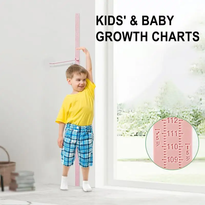 Höhenmessung für Wand kinder 3d Wachstums tabelle 3d abnehmbare und wieder verwendbare Kinder höhen messung für Wohnzimmer Schlafzimmer