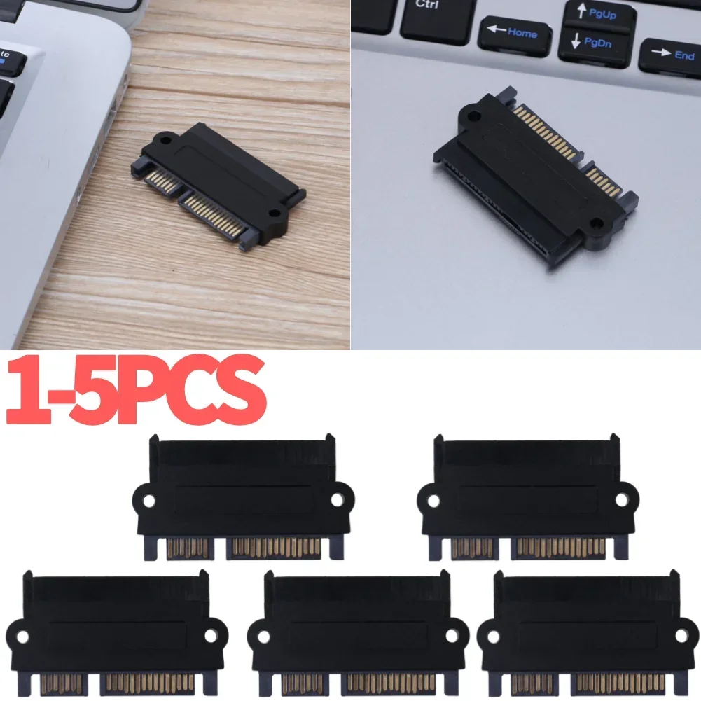 

1-5PCS 5Gbps SFF 8482 SAS to SATA 180 Degree Angle Adapter Converter Straight Head