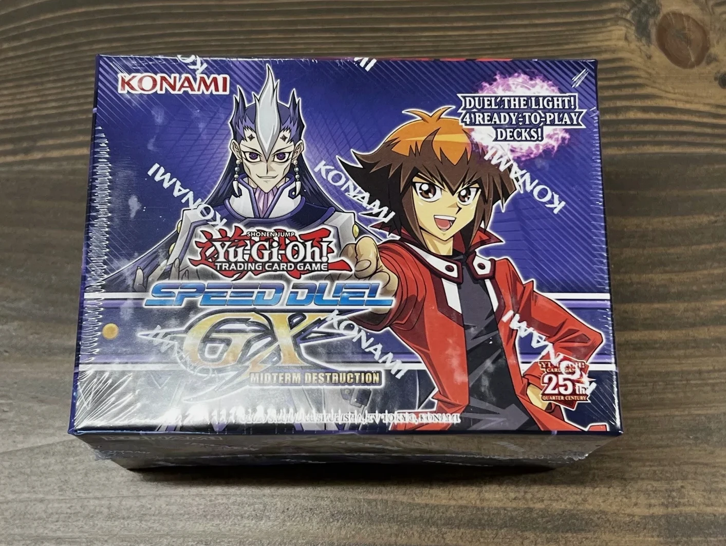 Yugioh KONAMI 25th Quarter Century Speed Duel GX Midterm Destruction English Collection Sealed Booster Box