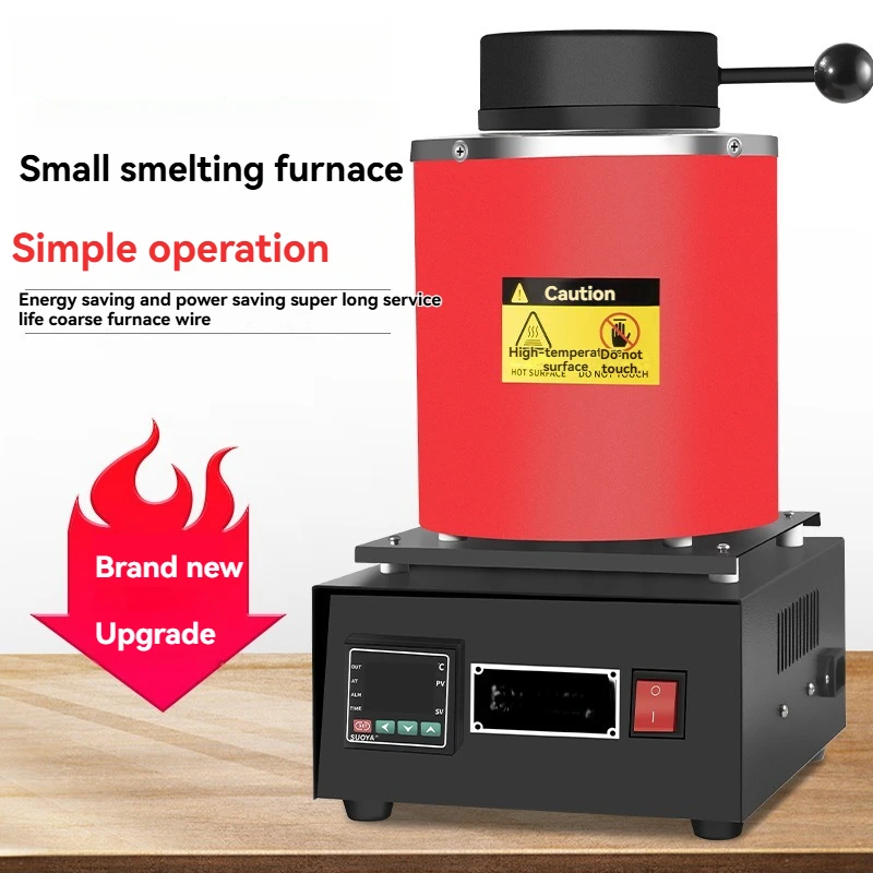Small Scale Melting Furnace For High-temperature Melting Of Gold, Silver, Copper, Aluminum, Medium Frequency Melting Furnace