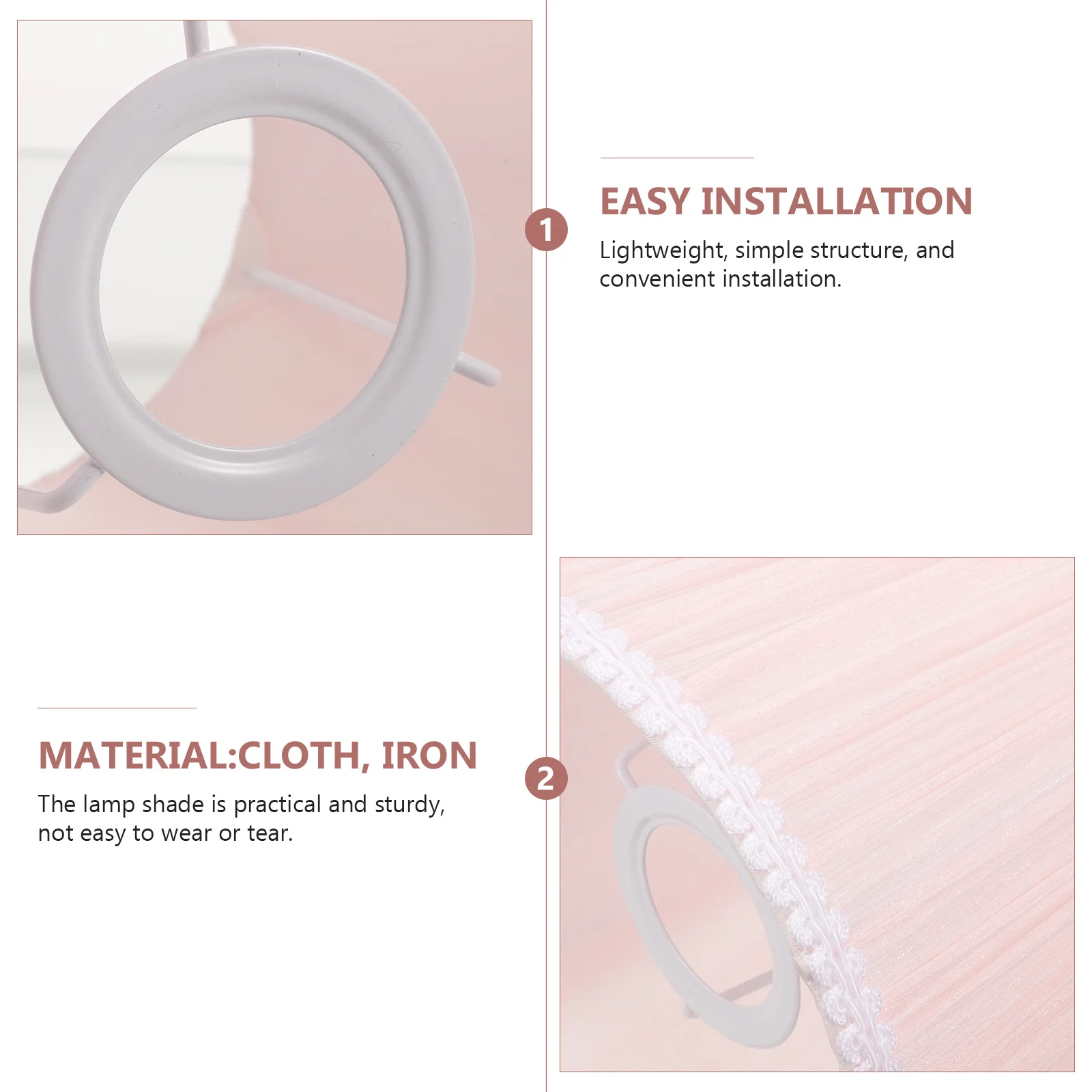 

Fabric Lamp Shade Desktop Lampshade Decorative Floor Lamp Cover Soft Light Household Lampshade Light Covers Desk Lampshades