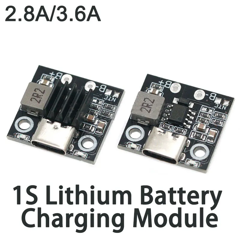 

1S Lithium Battery Charging Module Battery Charger Protection Board Power Supply Charging Indicator connector