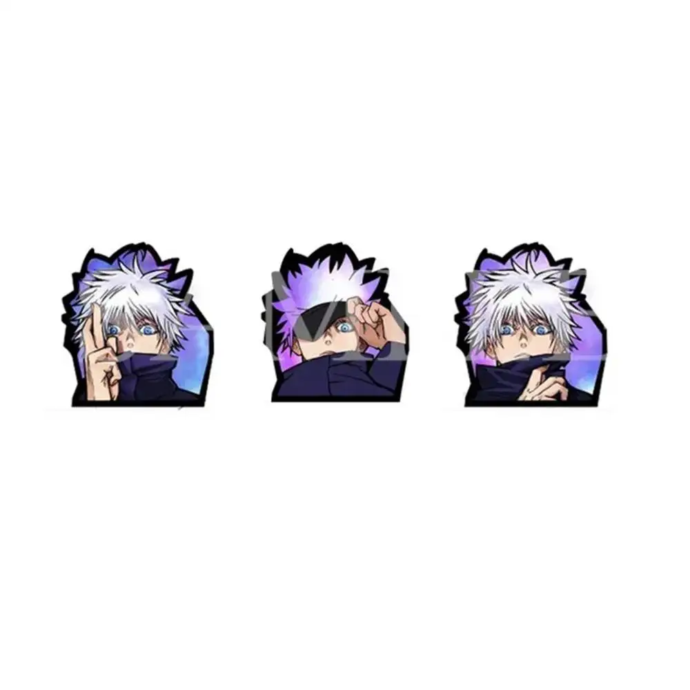 Anime Sticker Jujutsu Kaisen Gojo Satoru Motion Changing Waterproof Decoration For Luggage Phone