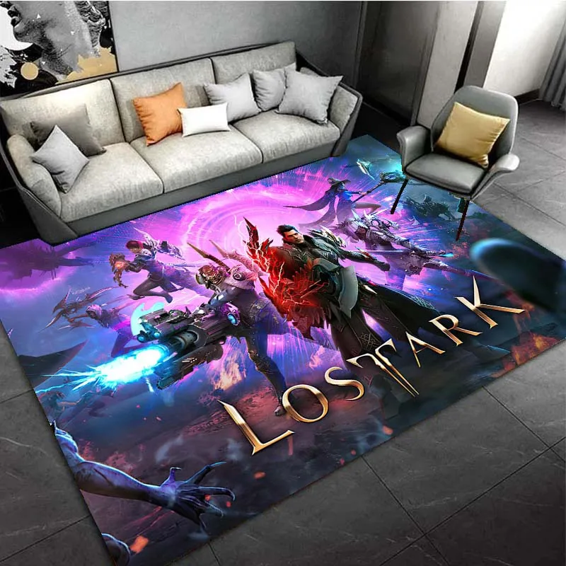 Lost Ark Role-playing Game Area Rugs for Living Room Bedroom Decoration Rug Children Room Play Gamer Room Mats Anti-slip Carpets