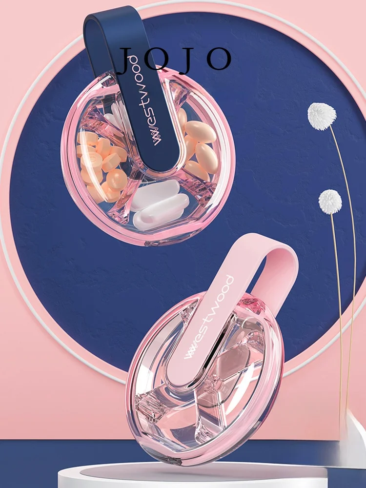 

JOJOS L PD round Four ids Medicine Box High End Quali Luxury Storage Box for Fly Organizer No Brand Registered Trademark