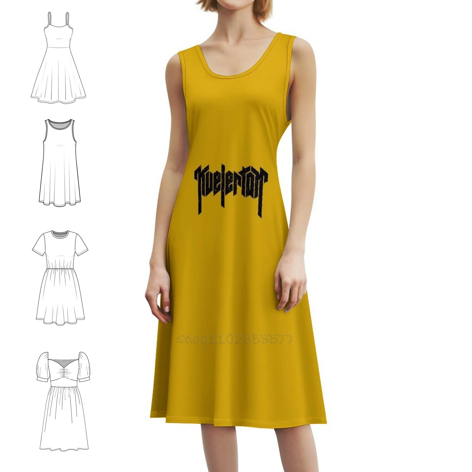 

Kvelertak богемное платье без рукавов для женщин с принтом пляжные вечерние платья Kvelertak Nattesferd Splid My Baizley женская одежда