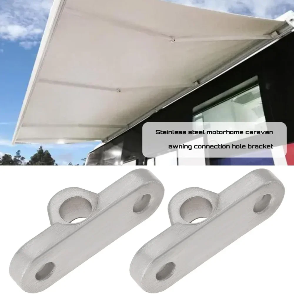 

6pcs/Set 44X15mm RV Tent Sunshade Eyelet Buckle Caravan Stainless Steel Awning Eyelets Wall Eyelets Kit for Motorhome Tent
