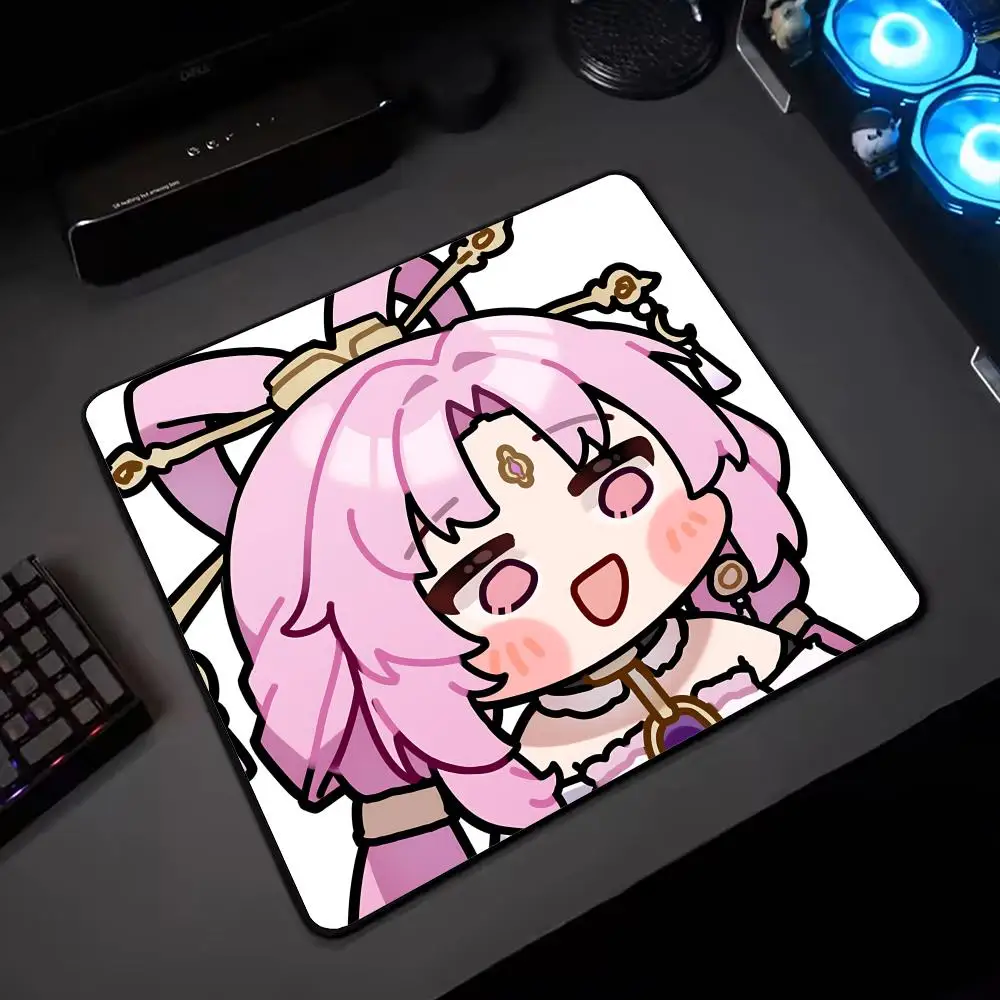 

Коврик для мыши Fu Xuan Star Rail, мультяшный резиновый маленький коврик для мыши, настольный компьютер, офисная клавиатура, киберспорт, игра Genshin