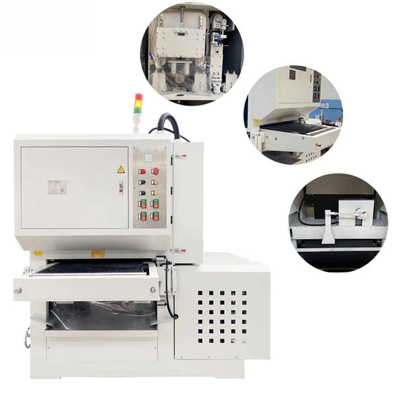 Шлифовальный станок с длинной лентой для отделки металла и снятия заусенцев с плоскими поверхностями, пластин и листов