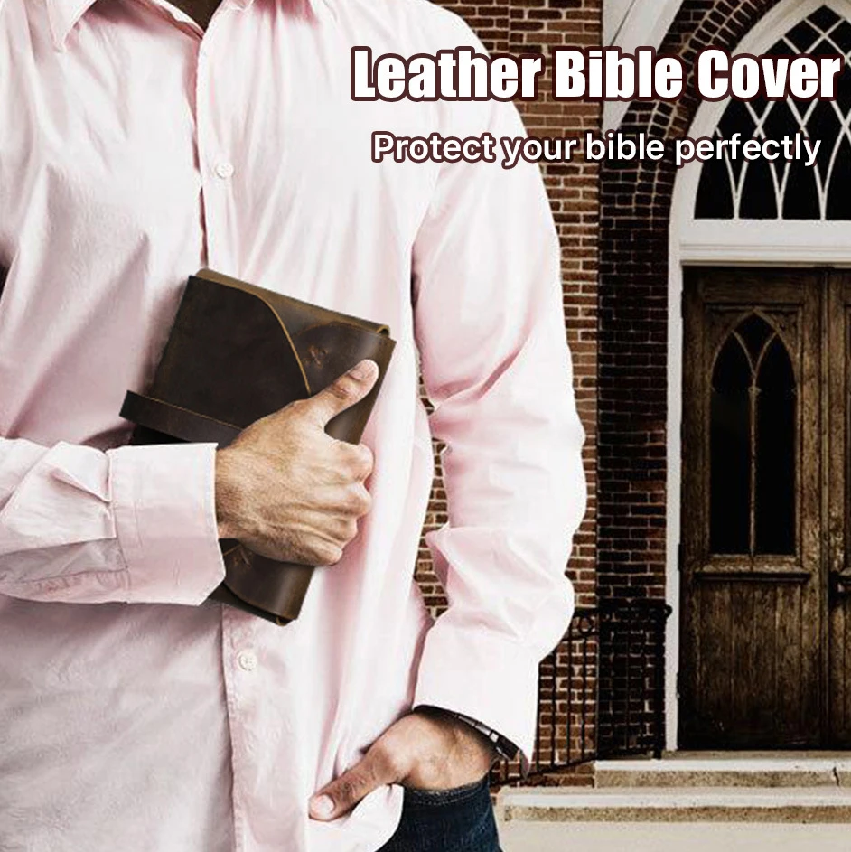 Handmade Retro Crazy Horse Song Dance Show Leather Book Cover Envelope Style Personalized Diary Notebook Protector 13X17.5X3Cm 120g