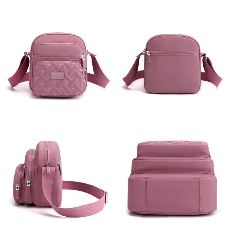 Móda ženy silon oxford crossbody brašna bedra brašna vodotěsný ženské malý kabelky měšec cestovní kurýr pytle