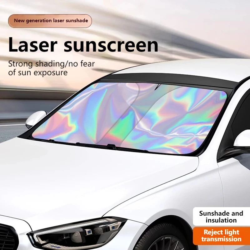 

Car Front Window Sunshade Cover Sun Shade Windshield Visor Windscreen Folding Auto UV Protection Curtain Styling Accessories