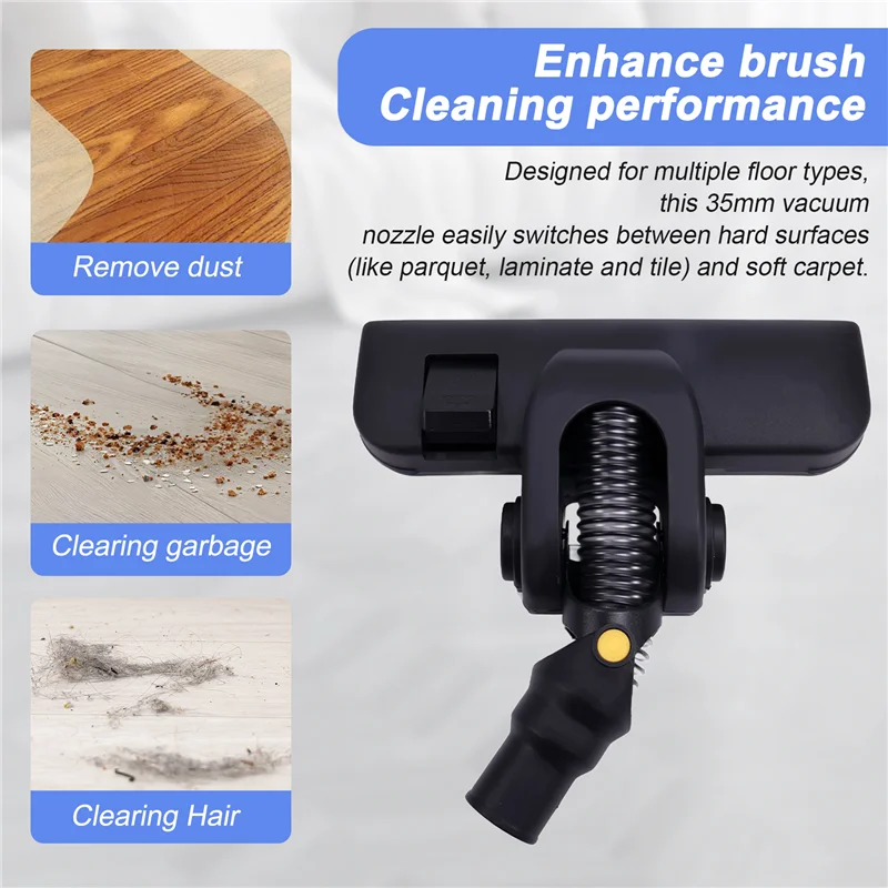 A99X-فرشاة مكنسة كهربائية، فرشاة تركيب مع محول 32 مم، ملحقات للمكانس الكهربائية، فوهة المكنسة الكهربائية