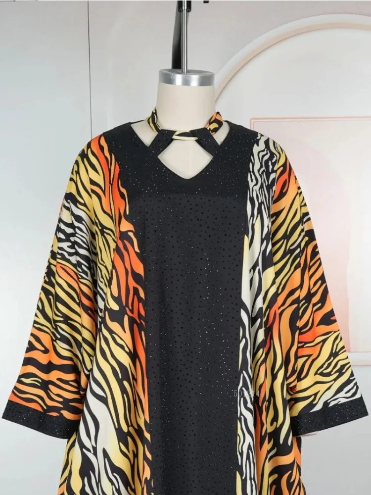 Vestidos africanos para mujer, ropa tradicional africana Dashiki, vestido estampado Ankara, bata Abayas, caftán musulmán, vestido largo Maxi 2025