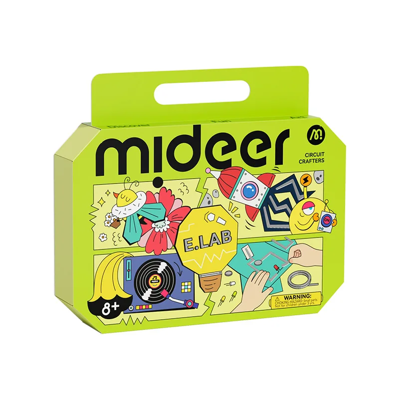Mideer Circuit Crafters Children Paper Art Circuit Craft Kit DIY Physical Science Experiment STEM Educational Toy Kids 8Y+