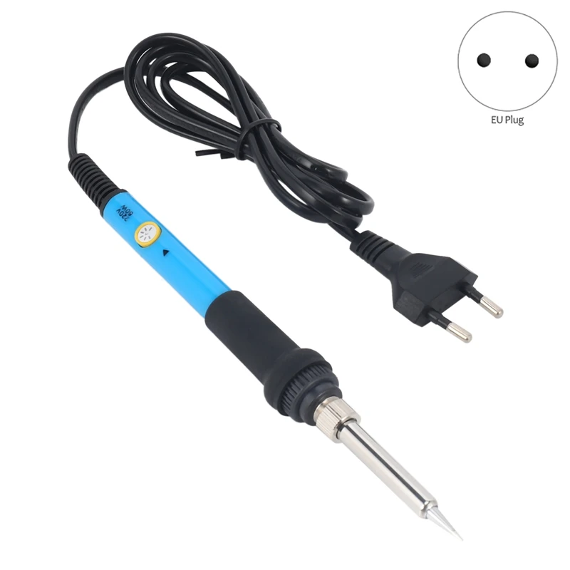 Nieuwe 60W Verstelbare Temperatuur Elektrische Soldeerbout Handvat Warmte Potlood Gereedschap Met Ijzeren Tips Staan Voor Lassen Soldeer Herwerken Re