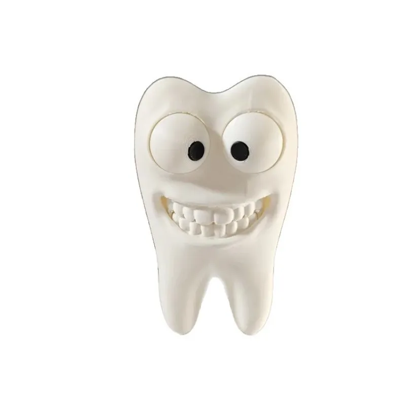 Creative Smiling Tooth Storage Holder 3D Printed Dental Theme Toothbrush Stationery Rack Dentist Decor Gift