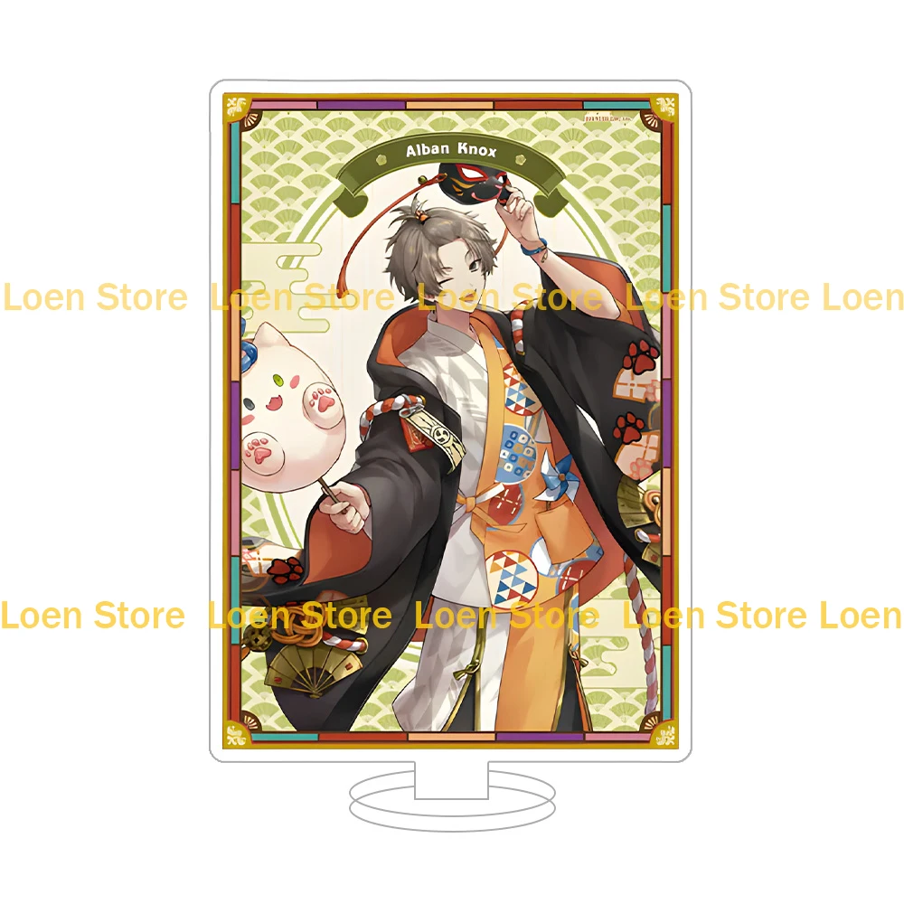 Loen Store Nijisanji EN x OU-EN Cafe acrylic stand desktop ornament official game character Boy girls holiday gift special offer