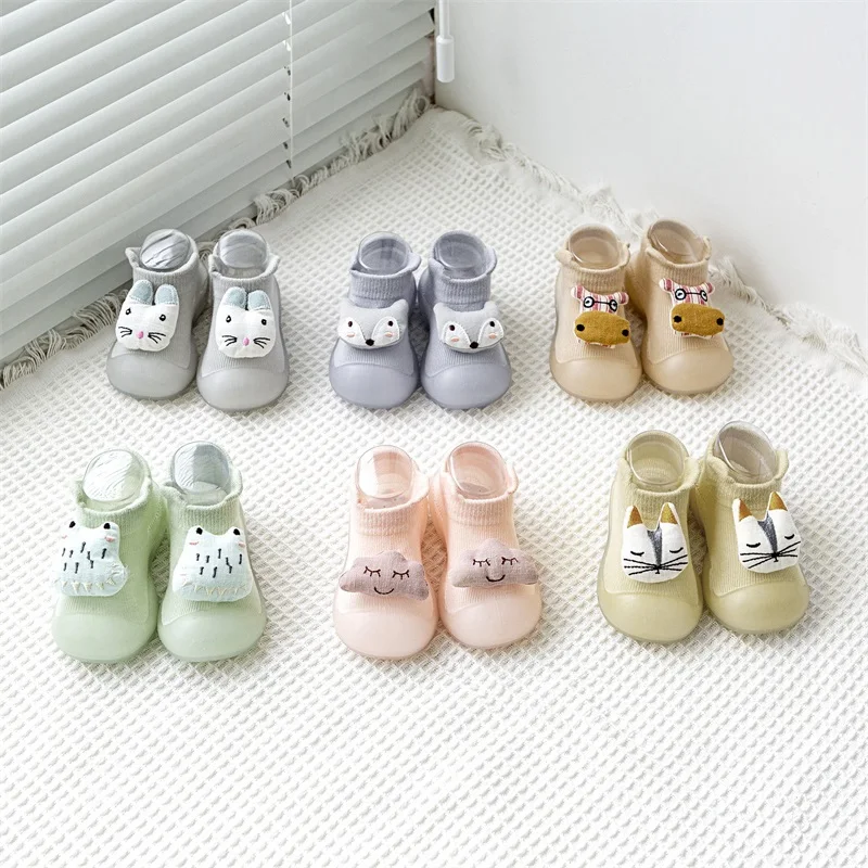 

Baby Socks Shoes Toddler Walking Shoes Non Slip 3D Animal Sneakers for Boys Girls