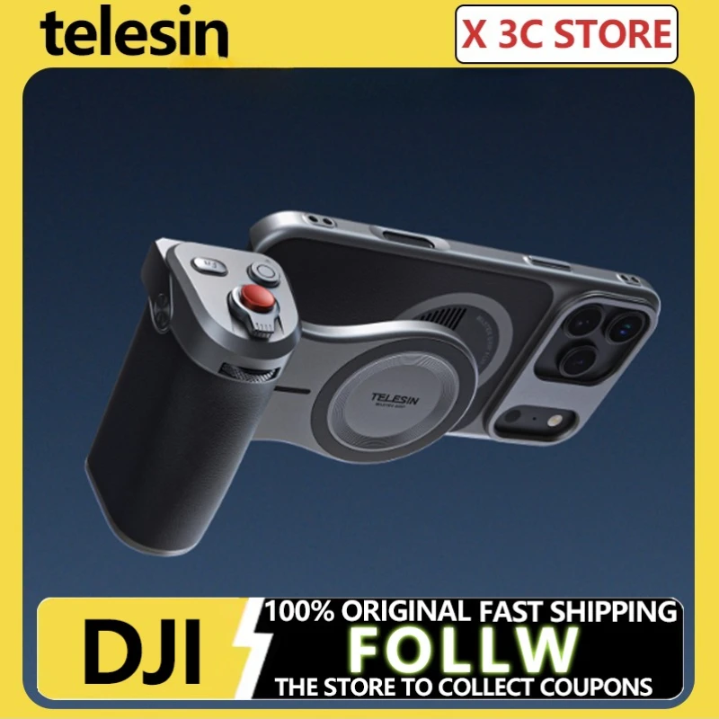TELESIN Master Phone Camera Grip for IPhone17 Pro / Pro Max with Remote Shutter Handheld Mount Handheld Photography Accessories